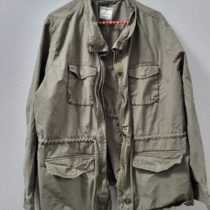 Green army jacket